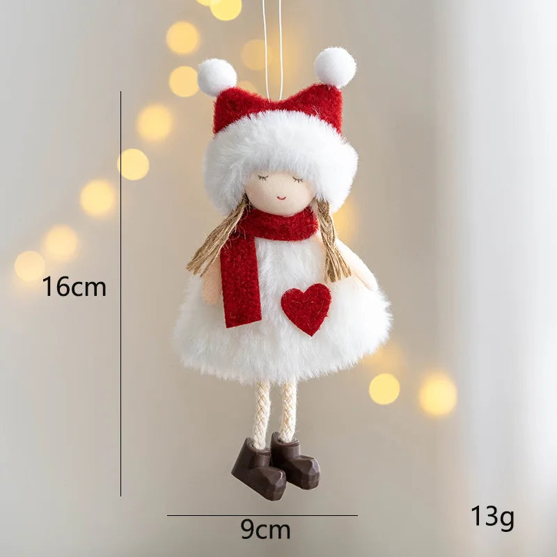 Handmade Christmas Hanging Dolls –  Winter Collection