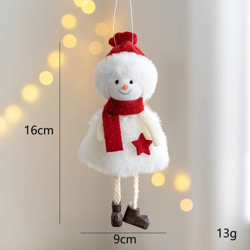 Handmade Christmas Hanging Dolls –  Winter Collection