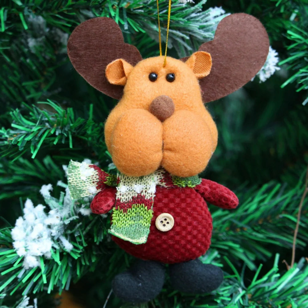 Handmade Rustic Christmas Dolls Set –  Cozy Holiday Collection