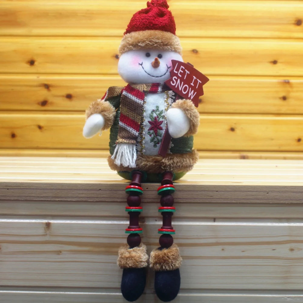 Handmade Rustic Christmas Dolls Set –  Cozy Holiday Collection